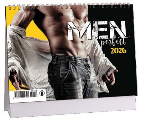 Kalendář stolní 14denní Perfekt men 2026 / 23cm x 16cm / K819