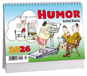 Kalendář stolní 14denní Humor, koření života 2026 / 23cm x 16cm / K821