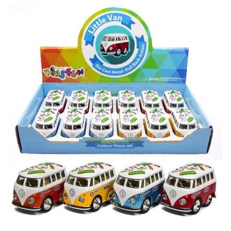 Kovový model - Volkswagen Little Van - 4 druhy