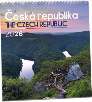 Kalendář nástěnný Česká Republika 2026 / 32cm x 34cm / KN324
