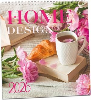 Kalendář nástěnný Home design 2026 / 32cm x 34cm / KN326