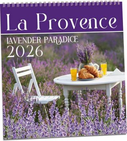 Kalendář nástěnný La Provence 2026 / 32cm x 34cm / KN327