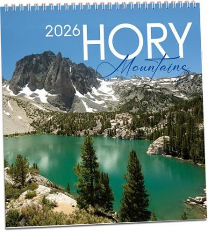 Kalendář nástěnný Hory 2026 / 32cm x 34cm / KN328