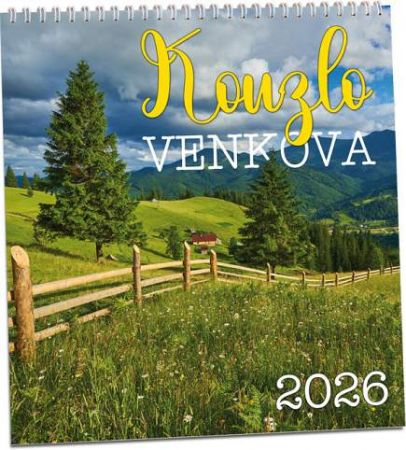 Kalendář nástěnný Kouzlo venkova 2026 / 32cm x 34cm / KN329