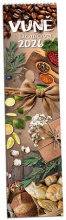 Kalendář nástěnný Vůně domova 2026 / 10,8cm x 46,5cm / KN308