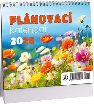 Kalendář stolní Plánovací mini 2026 / 17cm x 14,5cm / K778