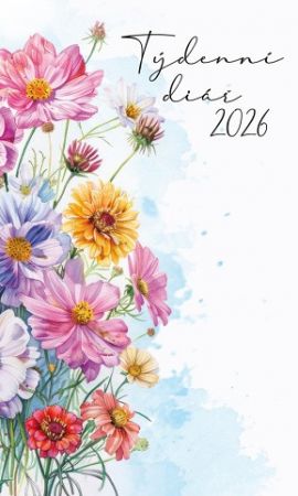 Diář týdenní potisk 2026 / 9cm x 15cm / DT197