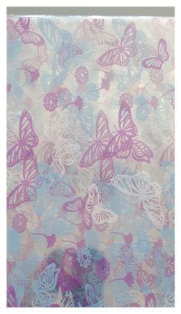 Dárkový celofánový  sáček s motýlky 20x35cm balení 25ks
