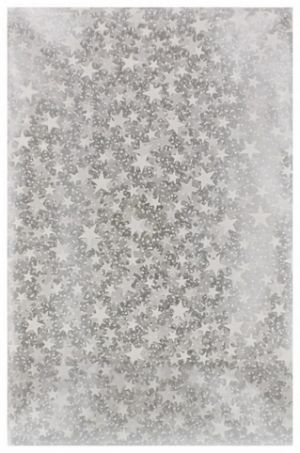 Dárkový sáček s ccelofánu bílé kvítka 30 x 35cm balení 25ks