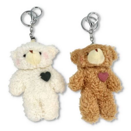 Plyšový medvěd přívěsek na klíče nebo batoh