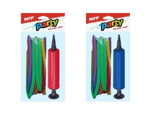 Set balónek noodle 20ks + pumpička