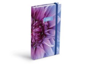 Diář denní D802 Lamino 1 s gumkou 2026 / 17cm x 9cm / 7781491