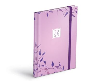 Diář týdenní T805 Lamino 3 s gumkou 2026 / 20,5cm x 14cm / 7781467