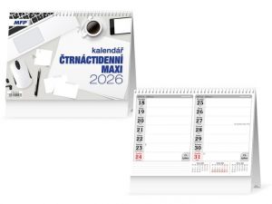 Kalendář stolní Čtrnáctidenní MAXI 2026 / 18cm x 21cm / 1061643