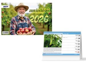 Kalendář stolní Zahrádkářský 2026 / 23cm x 23cm / 1061685