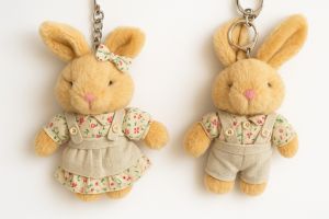 Roztomilý plyšový přívěsek Králíček 