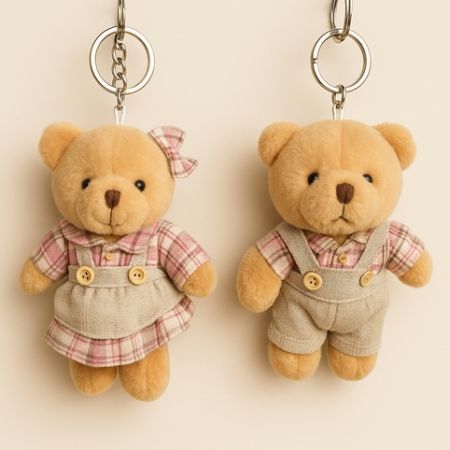 Roztomilý plyšový přívěsek medvídek