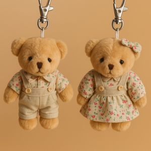 Roztomilý plyšový přívěsek medvídek