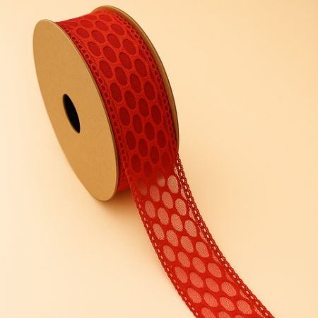 Dekorační stuha červená  2,5cm