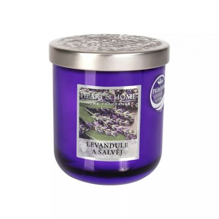 ALBI Střední svíčka "Levandule a šalvěj"