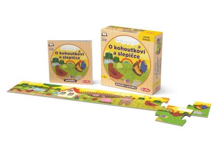 EFKO - O kohoutkovi a slepičce - skládačka s pohádkou