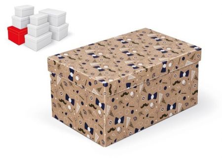 Krabice dárková B-C011-G 28x18x14cm