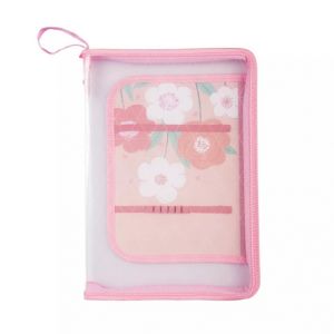 ALBI Růžové pouzdro na dokumenty A4