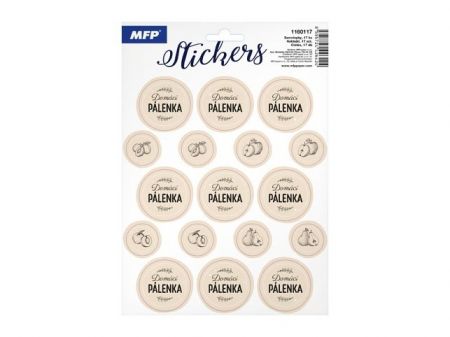 Samolepky domácí výroba (pálenka) 16,2x23cm