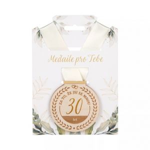 ALBI Dřevěná medaile - 30 let