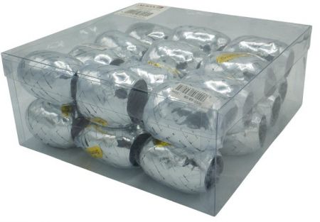 Stuha 5mm/10m "vajíčko" WST-10-stříbrné