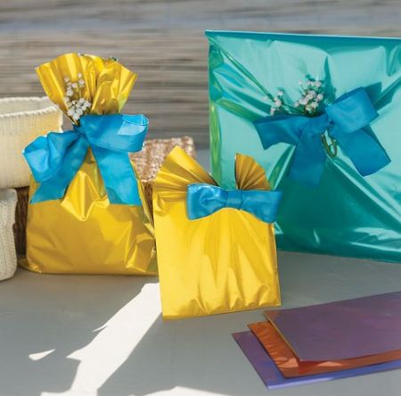 Dárkový sáčel Lux metal 25 x 40 cm