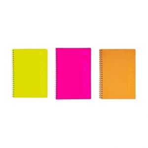 Blok se spirálou Astrapap Fluo B5 linkovaný