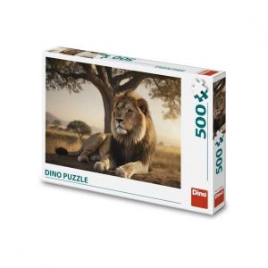 Odpočívající lev 500 - puzzle