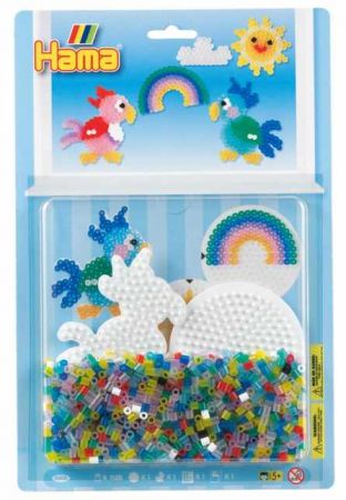 HAMA MIDI Zažehlovací korálky set PAPOUŠCI