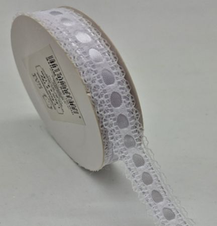 Dekorační stuha bílá 1,5cm