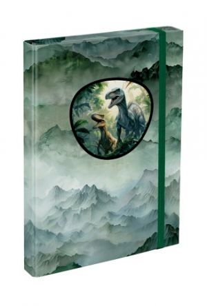 BAAGL Desky na školní sešity A4 Dino