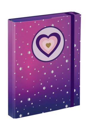 BAAGL Desky na školní sešity A5 Srdce