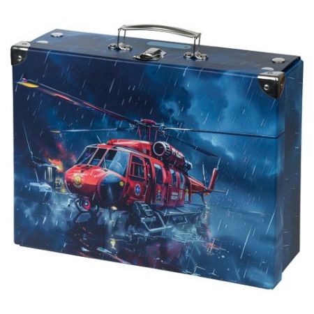 BAAGL Skládací školní kufřík Záchranáři s kováním