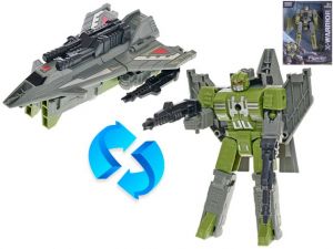 Stíhačka/robot 12cm 2barvy v krabičce