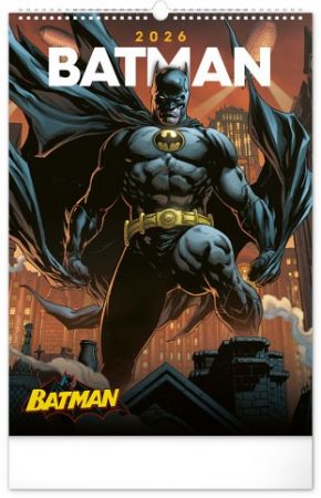 Kalendář nástěnný Batman Dark 2026, 33 x 46 cm / PGN-35367-L