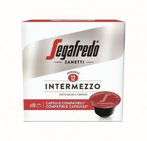 Kávové kapsle &quot;Intermezzo&quot;, kompatibilní s Dolce Gusto, 10 ks, SEGAFREDO 2960