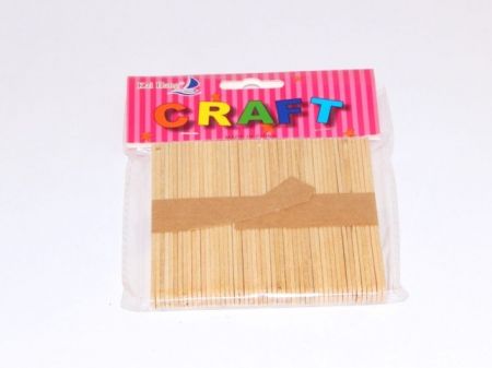 Kreativní dřevěné špachtle 50ks NATUR (980755)