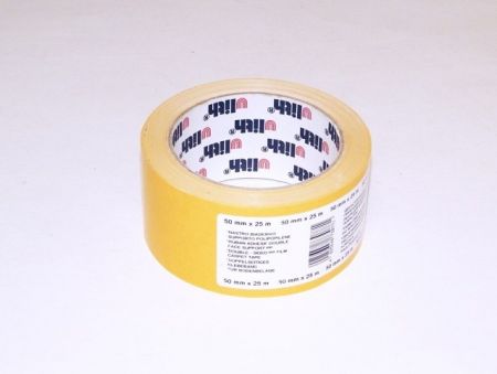 Páska oboustr. 50mm x 25 m PP nosič