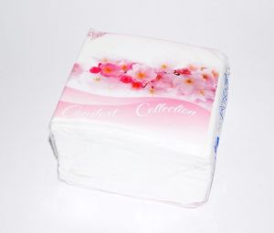 Ubrousky 30x30 cm, 100 ks, 1-vrstvé, bílé, Luxus