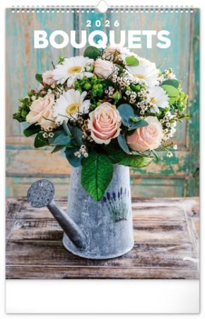 Kalendář nástěnný Kytice 2026, 33 x 46 cm / PGN-35207-L