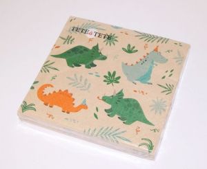 Ubrousky PAW TETE L (20ks) Dino příroda /MES201214/