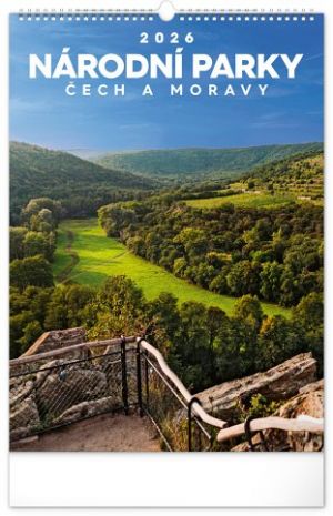 Kalendář nástěnný Národní parky Čech a Moravy 2026, 33 x 46 cm / PGN-35728-L