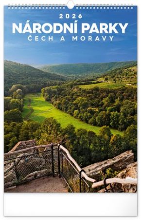 Kalendář nástěnný Národní parky Čech a Moravy 2026, 33 x 46 cm / PGN-35728-L