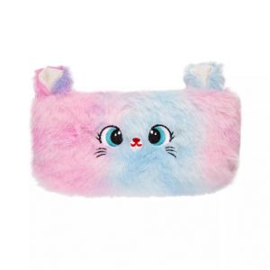 ALBI Chlupaté pouzdro - Modro-růžové zvířátko