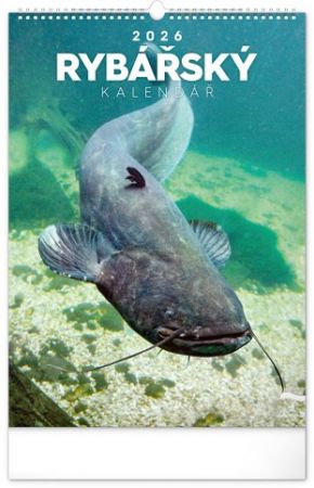 Kalendář nástěnný Rybářský 2026, 33 x 46 cm / PGN-35737-L